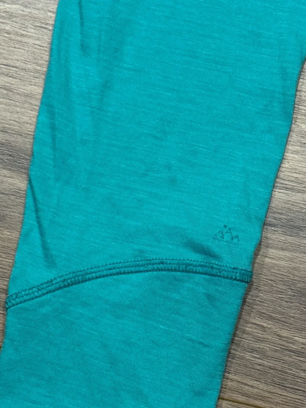 Iksplor Youth Merino Wool Baselayer Set in Teal Green Size 12